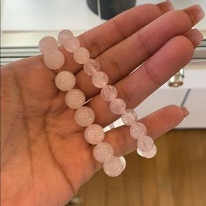Rose quartz bracelet